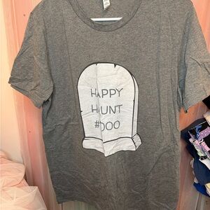Happy Haunts #1000 T-Shirt with Tombstone Design
